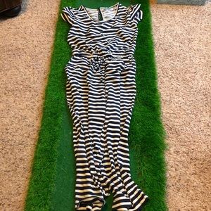 Striped Jumpsuit